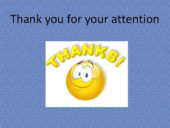 Thank you for your attention 