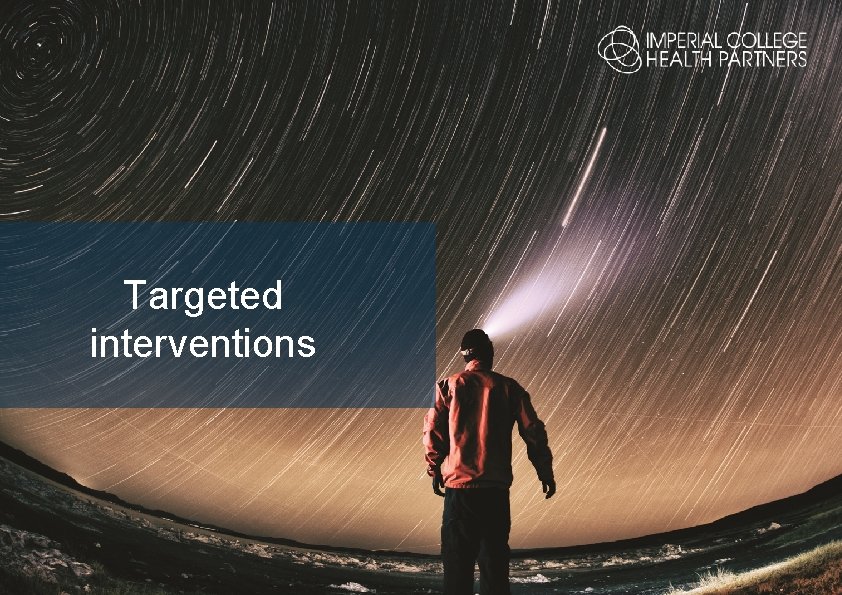 Targeted interventions 