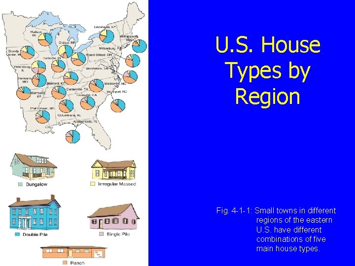 U. S. House Types by Region Fig. 4 -1 -1: Small towns in different