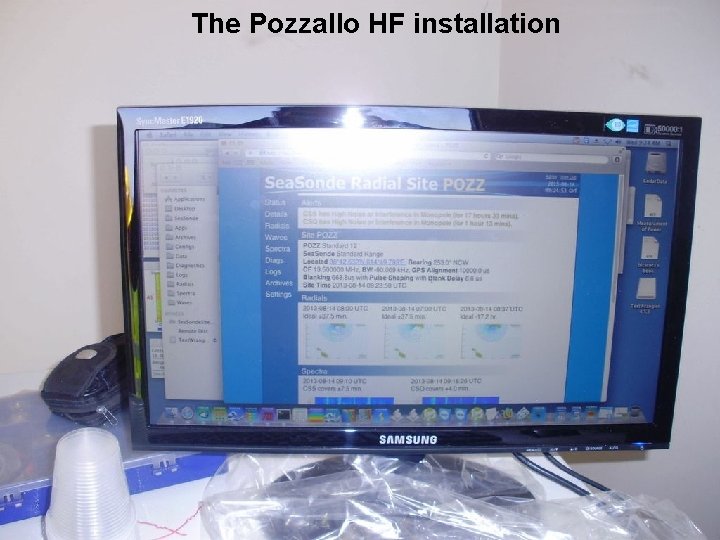 The Pozzallo HF installation 