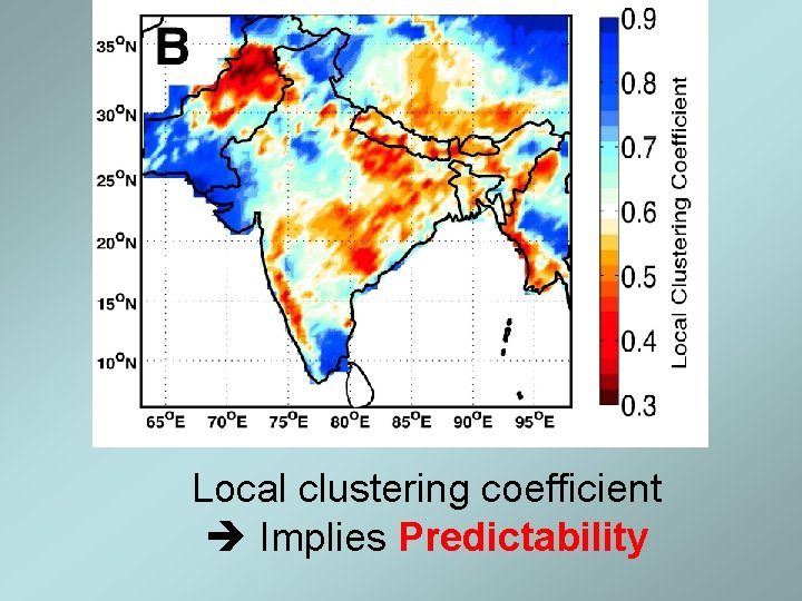 Local clustering coefficient Implies Predictability 