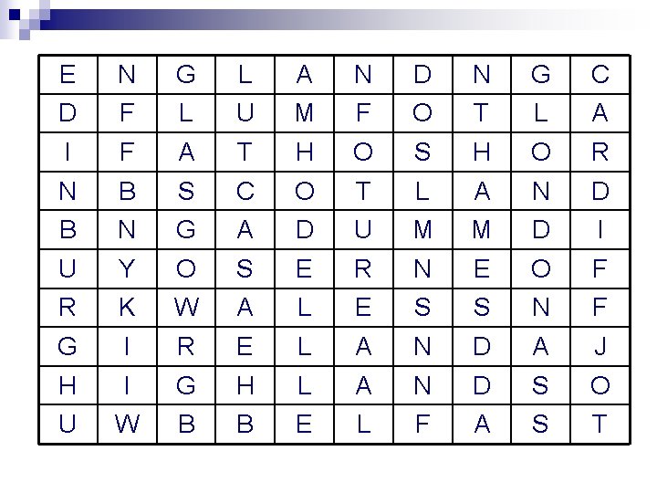 E N G L A N D N G C D F L U