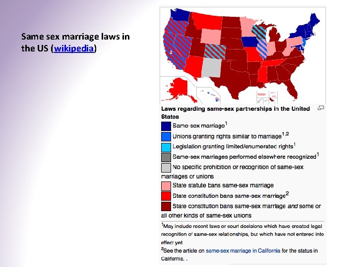 Same sex marriage laws in the US (wikipedia) 