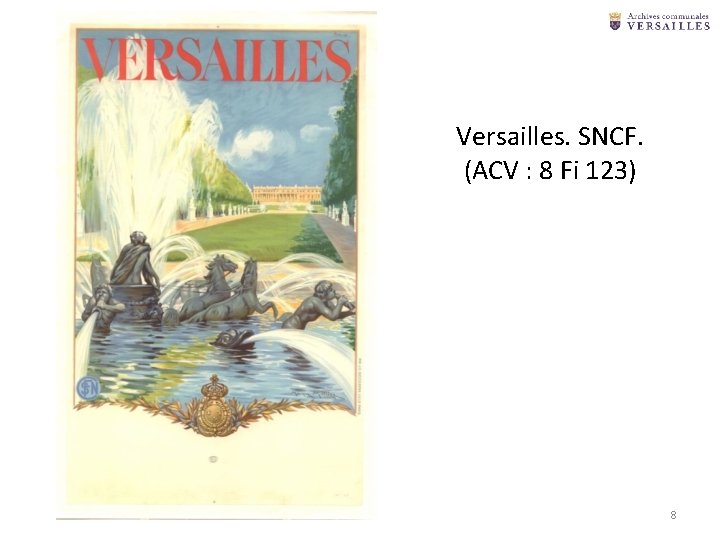 Versailles. SNCF. (ACV : 8 Fi 123) 8 