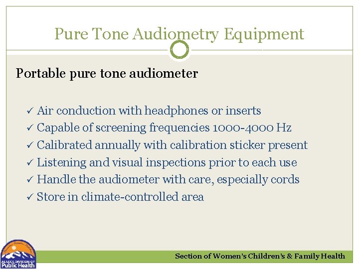 Pure Tone Audiometry Equipment Portable pure tone audiometer Air conduction with headphones or inserts
