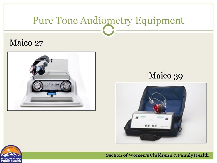 Pure Tone Audiometry Equipment Maico 27 Maico 39 Section of Women’s Children’s & Family