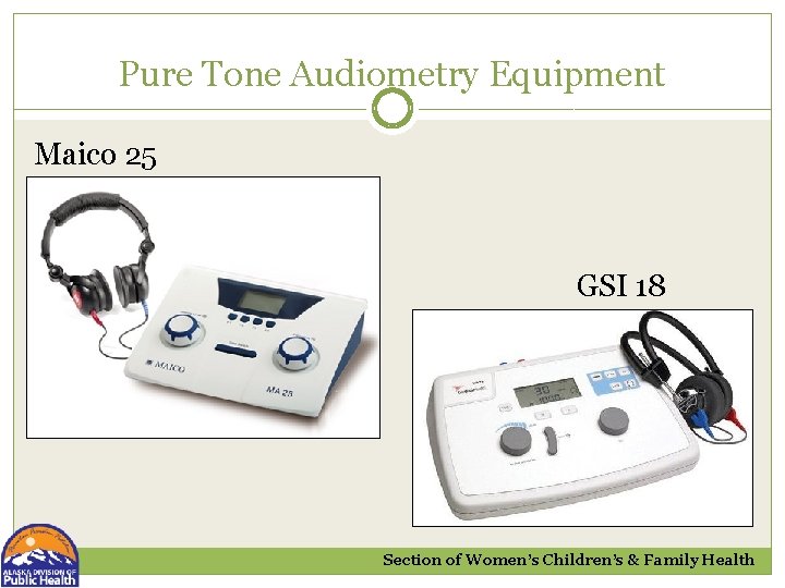 Pure Tone Audiometry Equipment Maico 25 GSI 18 Section of Women’s Children’s & Family