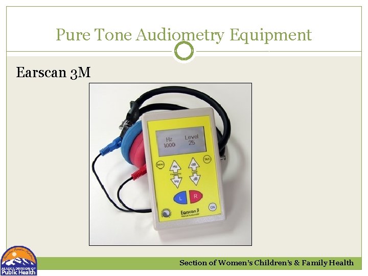 Pure Tone Audiometry Equipment Earscan 3 M Section of Women’s Children’s & Family Health