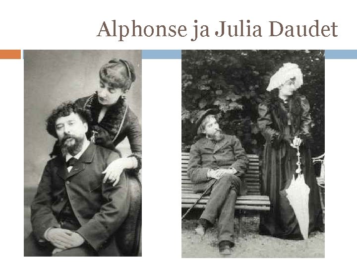Alphonse ja Julia Daudet 