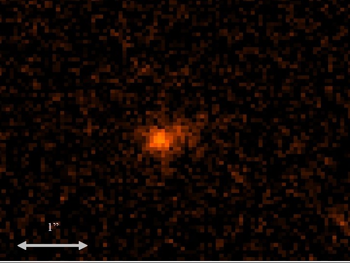 Projected linear size ~100 kpc zphot = 1. 85 1” COSMOS-VLA COSMOS HST/ACS F