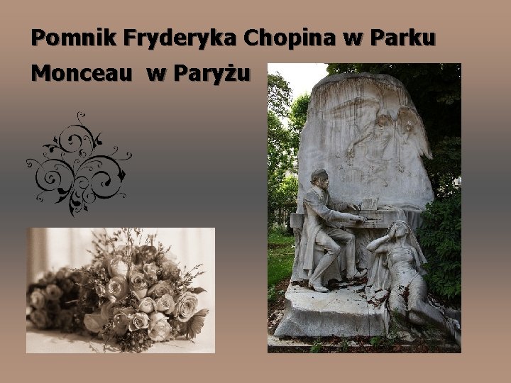 Pomnik Fryderyka Chopina w Parku Monceau w Paryżu 