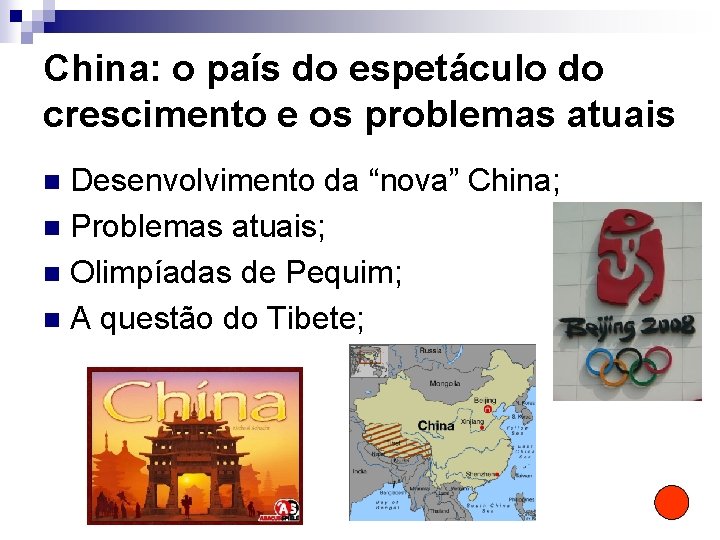 China: o país do espetáculo do crescimento e os problemas atuais Desenvolvimento da “nova”