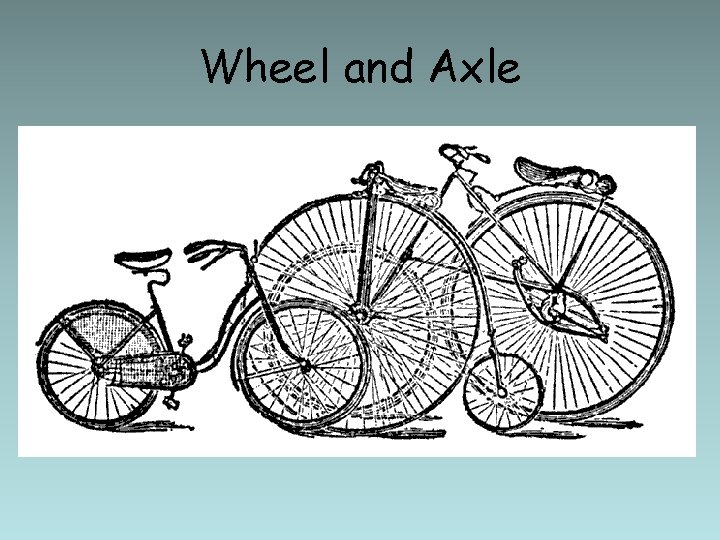 Wheel and Axle 