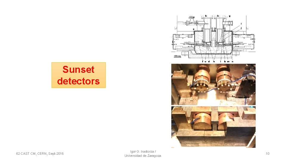 Sunset detectors 62 CAST CM, CERN, Sept-2016 Igor G. Irastorza / Universidad de Zaragoza