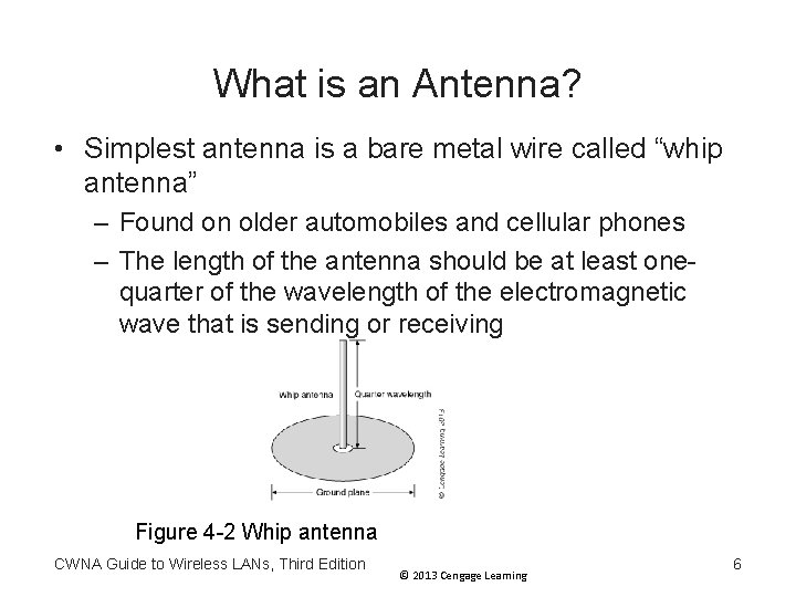 What is an Antenna? • Simplest antenna is a bare metal wire called “whip What is an Antenna? • Simplest antenna is a bare metal wire called “whip