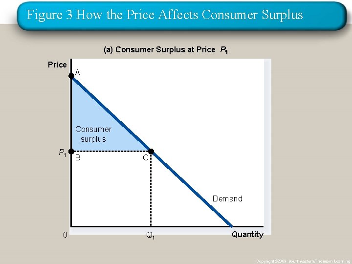 Figure 3 How the Price Affects Consumer Surplus (a) Consumer Surplus at Price P