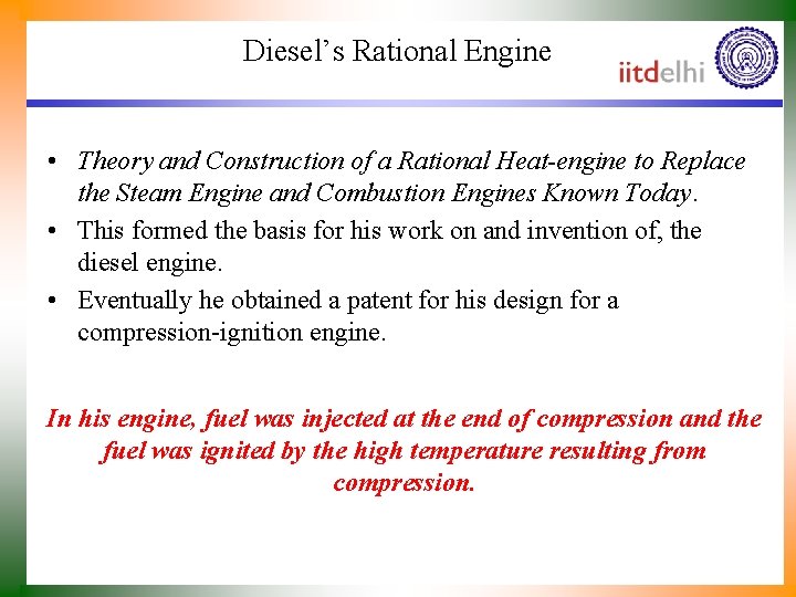 Diesel’s Rational Engine • Theory and Construction of a Rational Heat-engine to Replace the