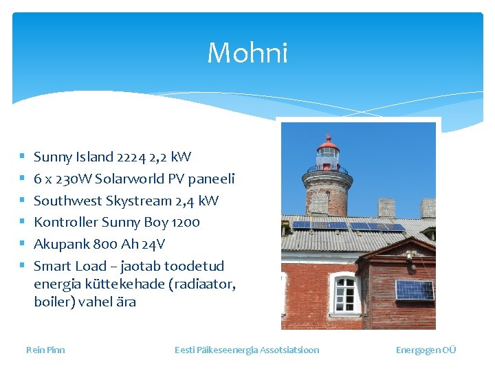 Mohni § § § Sunny Island 2224 2, 2 k. W 6 x 230