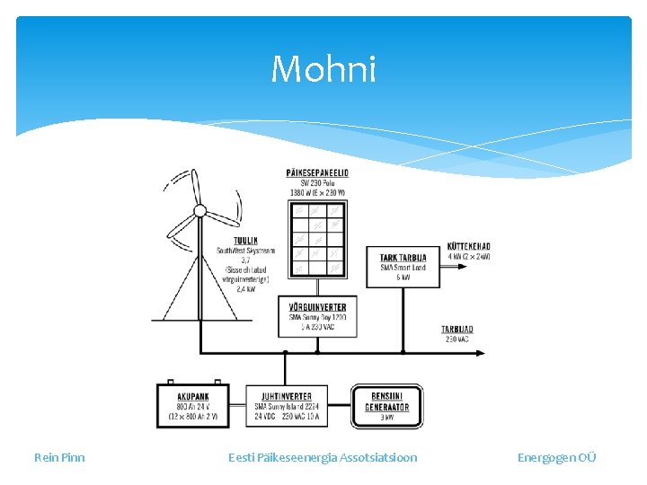 Mohni Rein Pinn Eesti Päikeseenergia Assotsiatsioon Energogen OÜ 