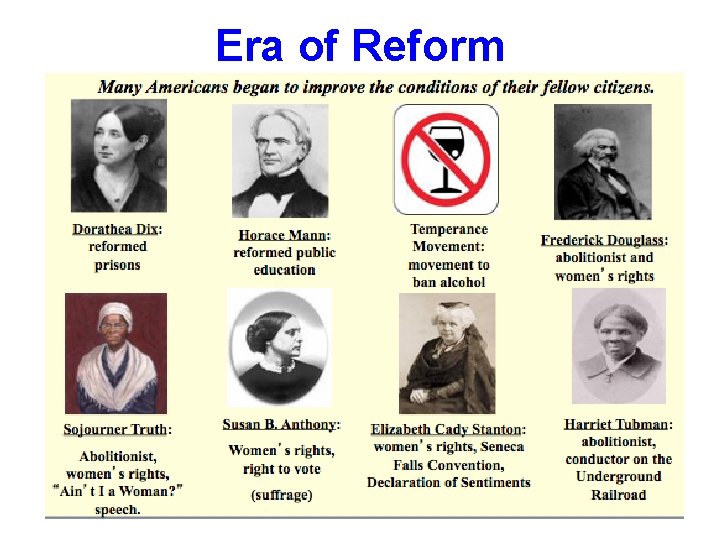 Era of Reform 