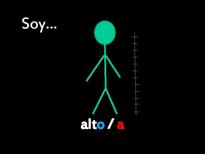 Soy… alto / a 