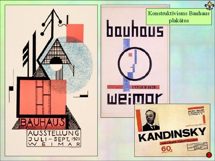 Konstruktīvisms Bauhaus plakātos 