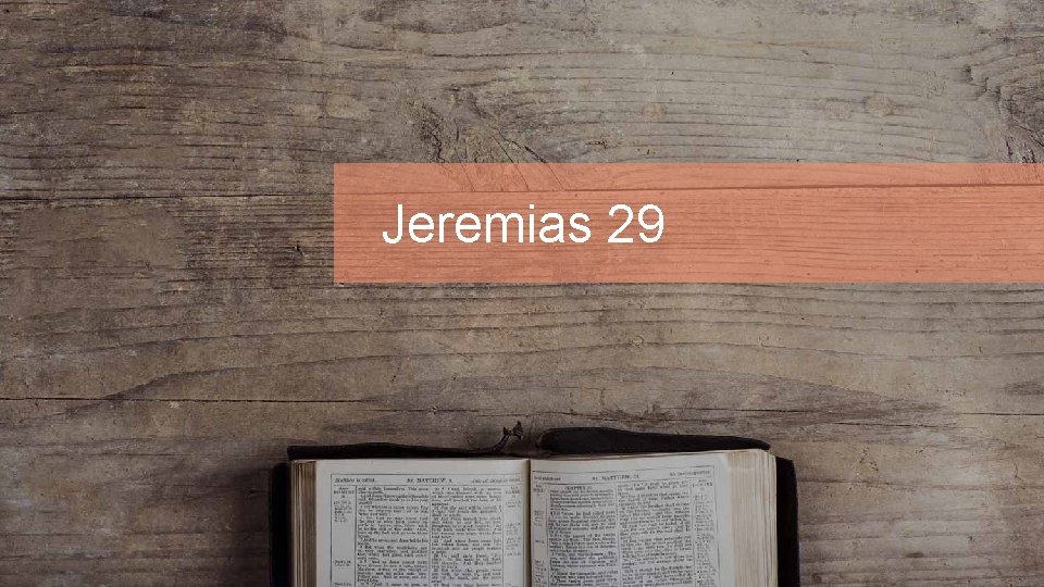 Jeremias 29 