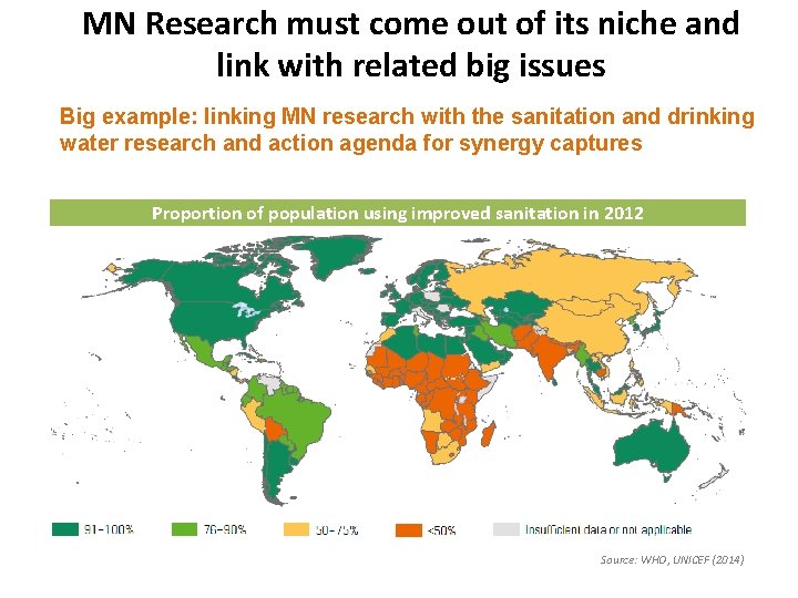 MN Research must come out of its niche and link with related big issues MN Research must come out of its niche and link with related big issues