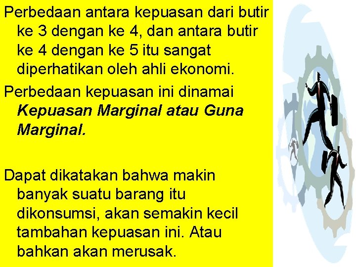 Perbedaan antara kepuasan dari butir ke 3 dengan ke 4, dan antara butir ke