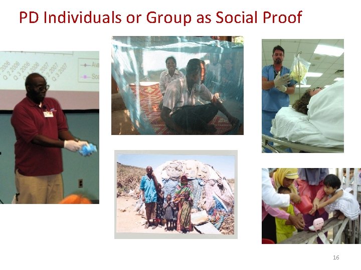 PD Individuals or Group as Social Proof 16 