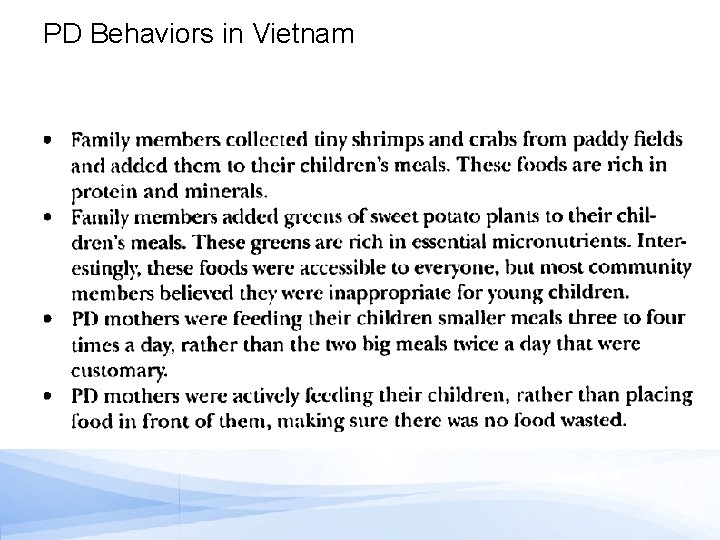PD Behaviors in Vietnam 