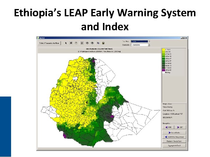 Ethiopia’s LEAP Early Warning System and Index 