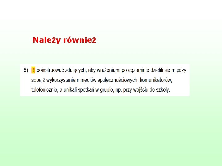 Należy również 