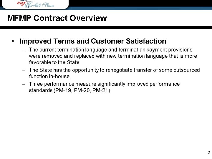 MFMP Contract Overview 3 
