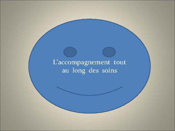 L’accompagnement tout au long des soins 