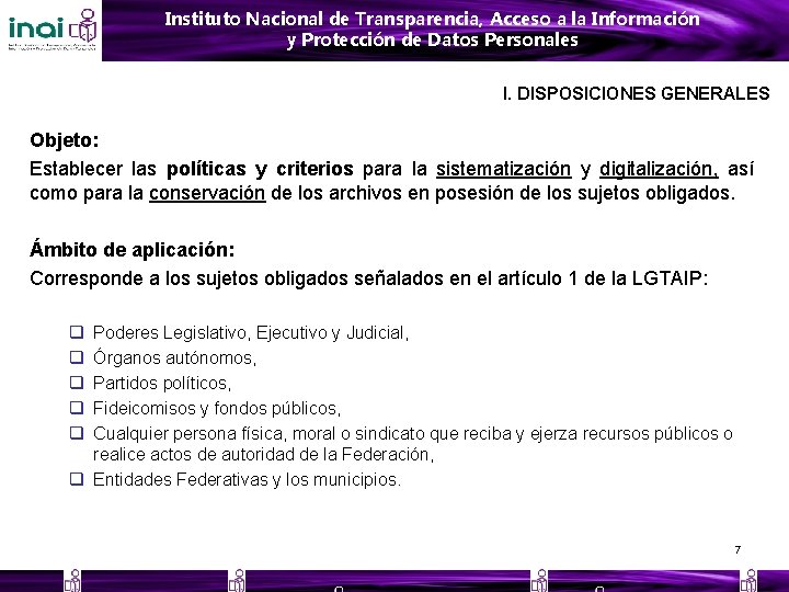 Instituto Nacional de Transparencia, Acceso a la Información y Protección de Datos Personales I.