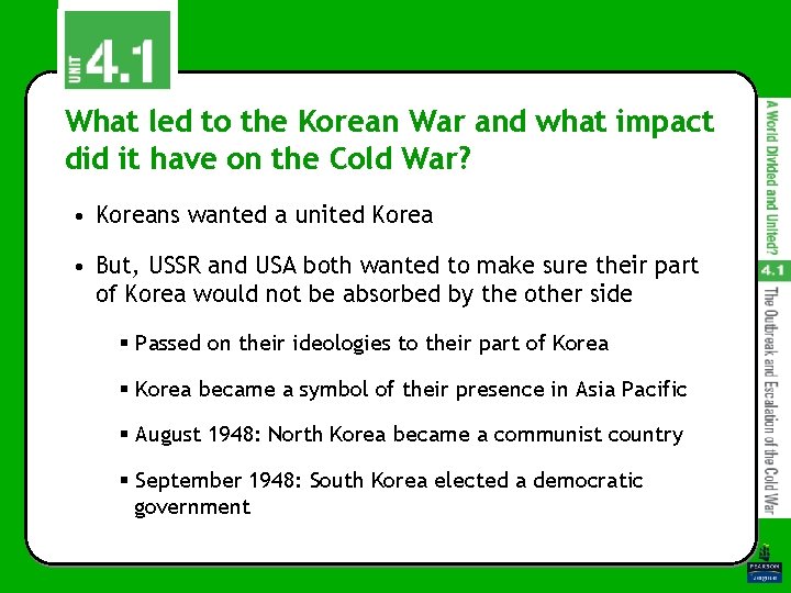 What led to the Korean War and what impact did it have on the What led to the Korean War and what impact did it have on the