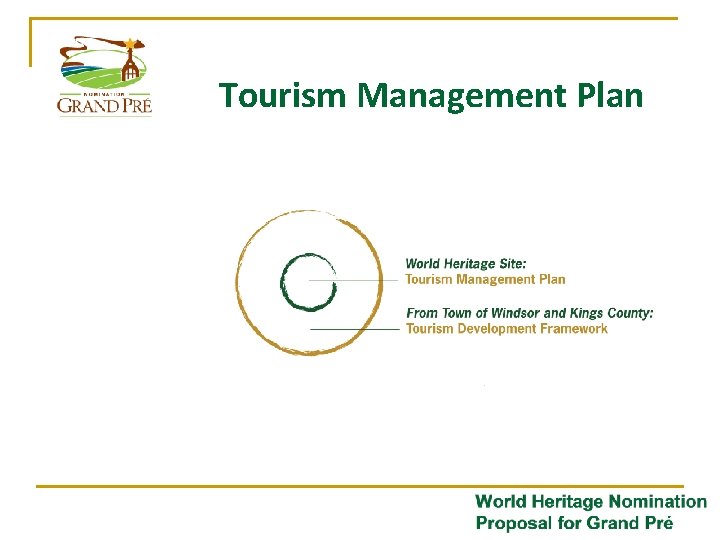 Tourism Management Plan 