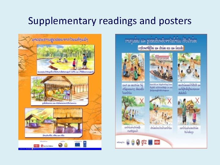 Supplementary readings and posters 