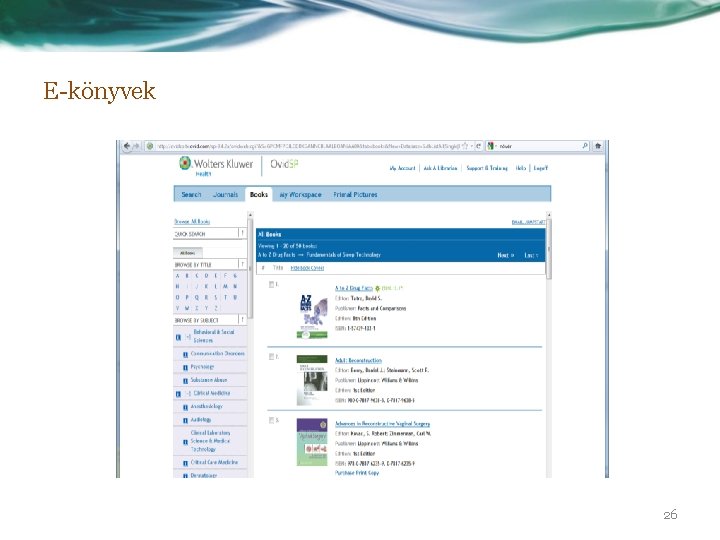 E-könyvek 26 
