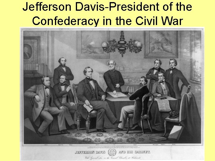 Jefferson Davis-President of the Confederacy in the Civil War 