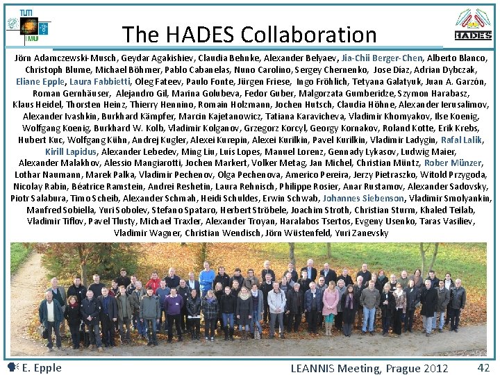 The HADES Collaboration Jörn Adamczewski-Musch, Geydar Agakishiev, Claudia Behnke, Alexander Belyaev, Jia-Chii Berger-Chen, Alberto