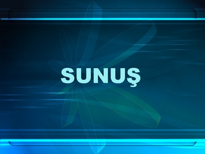 SUNUŞ 