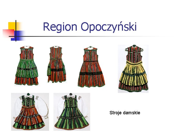 Region Opoczyński Stroje damskie 