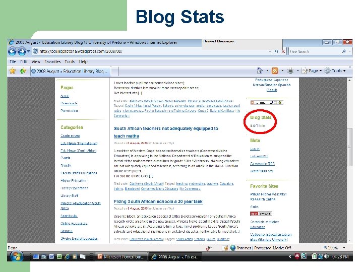 Blog Stats 