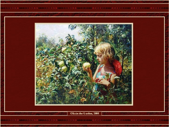 Olia in the Garden, 2000 
