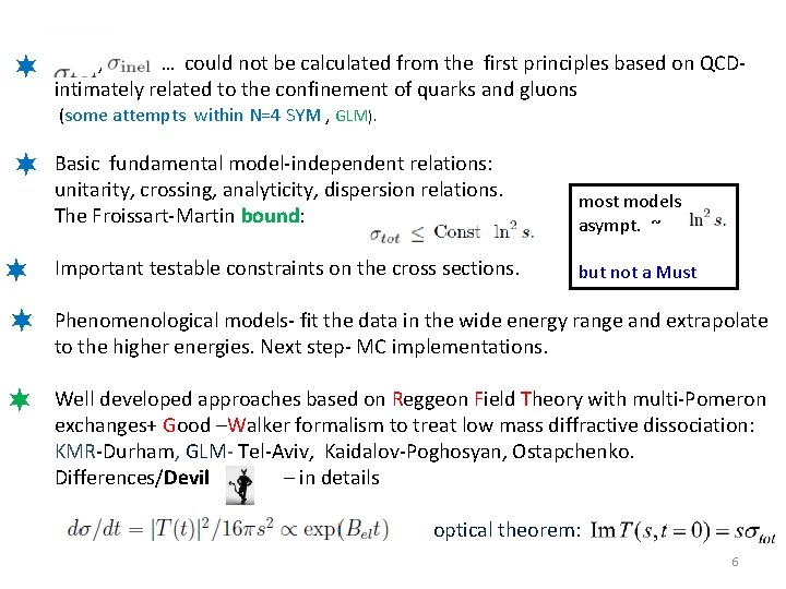  , , … … could not be calculated from the first principles based