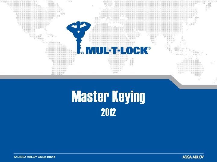 Master Keying 2012 