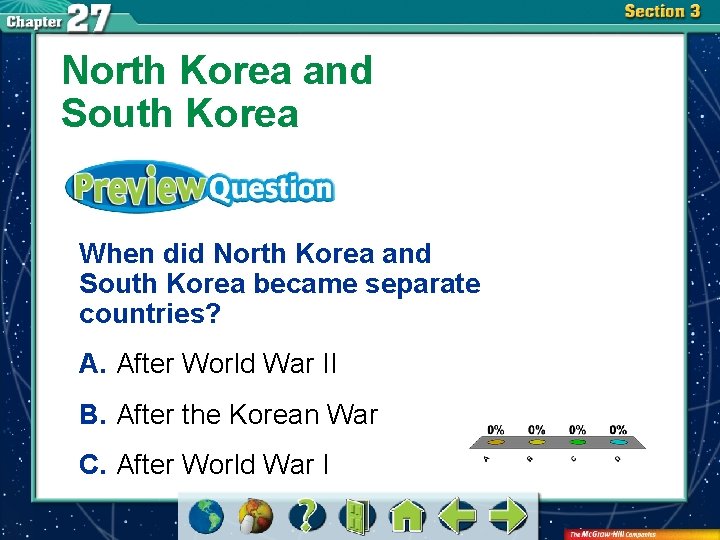 North Korea and South Korea When did North Korea and South Korea became separate