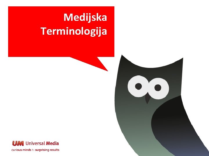 Medijska Terminologija 